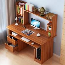 Mueble-mesa de escritório dobravel, mesa portátil para laptop, mesa de cabeceira com prateleira para livros 2024 - compre barato