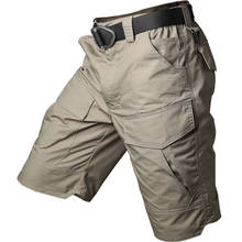 Pantalones cortos de verano para hombre, Shorts tácticos resistentes al agua, para senderismo, militar, multibolsillo, para viajes, Camping y pesca 2024 - compra barato