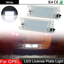 1 par de luzes led para placa de licença, opel dagem corsa astra insignia vectra zafira tigra meriva cascada ampera para chevrolet camaro 2024 - compre barato