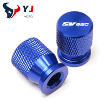 SV650S SV650 Para Suzuki SV 650 S 1999-2009 2008 2007 2006 2005 2004 2003 2002 2001 CNC Tampa Da Porta de Ar Válvula Do Pneu Cap Motocicleta 2024 - compre barato