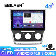 EBILAEN Car Radio Multimedia Player For Skoda Octavia 2 A5 2008-2013 Android 10.0 GPS Navigation With Wireless Carplay QLED 4G 2024 - buy cheap