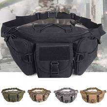 600D Nylon Tactical bag Outdoor Sports bags Military Waist Pack Shoulder Camping Climbing Hiking Pouch Camouflage Belt Bag 2024 - buy cheap