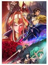 Lot style Choose Anime Fire Emblem Three Houses Byleth Edelgard Claude Dimitri Sothisu Art print Silk poster Home Wall Decor 2024 - buy cheap