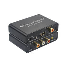 Adaptador de áudio arc 192khz, extrator de áudio digital para analógico, conversor dac spdif coaxial rca, saída jack de 3.5mm 2024 - compre barato
