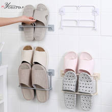 OYOREFD Wall Mounted Folding Shoe Rack Home Double Layer Slippers Hanger Shoe Organizer Can Space Saving Hanging Shoe Box 2024 - buy cheap