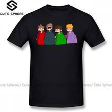 Eddsworld T Shirt Eddsworld T-Shirt Male Cute Tee Shirt Fashion Short-Sleeve 4xl Cotton Printed Tshirt 2024 - buy cheap