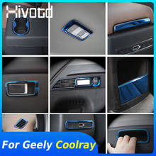 Panel embellecedor Interior para Geely Coolray SX11 2020, reposabrazos, salida de aire acondicionado, portavasos, cubierta, guantera, embellecedor, accesorios 2024 - compra barato