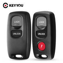 KEYYOU For Mazda 2 3 6 323 626 MPV Protege Replacement Car Key Case Shell  2/3 Buttons Housing Case Fob Housing Case Cover 2024 - buy cheap