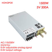 1500W 5V Power Supply 5V Driver for LED Strip AC to DC 0-5V Analog Signal Control 0-5V Adjustable Power Supply 300A 5VDC 2024 - buy cheap