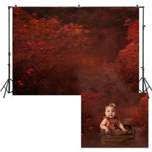 HUAYI Photo Background Newborns Baby Child Photography Backdrops Customize Studio Autumn Maple leaf Photoshoot Backdrop US186 2024 - buy cheap