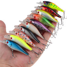 Dhyjsfdc 1pc 4.8g 6.5cm iscas de pesca minnow peche baixo corrico isca artificial duro crankbait carpa wobbler pesca equipamento