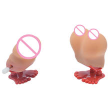 Funny Prank Toys Funny Clockwork Jump People Bouncing Boobs Joke Tricky Gift 2021 Adult Spoof Toys Party Props 2024 - buy cheap