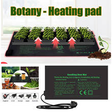 Plant Seedling Heating Mat Waterproof Plant Seed Germination Propagation Clone Starter Heating Pad Garden Supplies 24x52cm 2024 - buy cheap