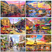 5D DIY Full Square Round Diamond Painting Town Craft Kit Diamond Embroidery Landscape Art Rhinestone Street Home Decor 2024 - buy cheap