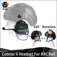 Tactical Comtac II Headset Noise Reduce Function Airsoft Earphone Comtac II For ARC Rail With Helmet Adapter 2024 - buy cheap