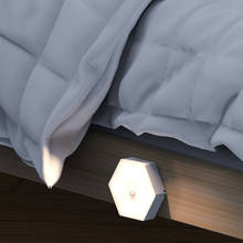 Coquímbo-Luz LED nocturna con Sensor de movimiento PIR, lámpara de noche de pared inalámbrica con batería, para dormitorio, mesita de noche, armario 2024 - compra barato