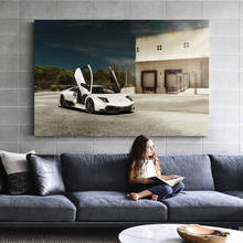 Papel tapiz de coche deportivo Supercar Murcielago, carteles e impresiones de vehículos, arte de pared, pinturas en lienzo para decoración de sala de estar 2024 - compra barato