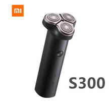 Xiaomi mijia s300 3d flutuante inteligente barbeador elétrico ipx7 à prova dwaterproof água navalha tipo-c de carregamento dupla camada lâmina seca e molhada barba barbear 2024 - compre barato
