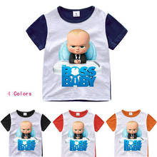 Летние футболки для мальчиков и девочек 2-8 лет, футболки с принтом лысой куклы, детские толстовки, блузки, Детские хлопковые рубашки 2024 - купить недорого
