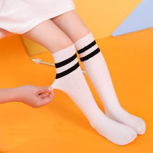 New Korean Girls Knee High School Socks Children Boys girls cotton Long Tube Leg Warm Football Socks student Socks 2024 - buy cheap