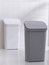 Living Room Trash Can with Lid Wheels Storage Containers Plastic Bucket Cube Kosze Do Segregacji Smieci Waste Bins BG50WB 2024 - buy cheap