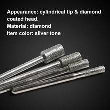 Dremel Rotary Tool 10 PCS 3*3 mm Diamond Coated Cylinder Head Grinding Bit Grinder Dremel Accessories 2024 - buy cheap