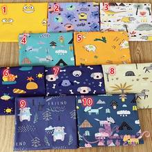 100% Cotton Fabric Printed Baby Animal Cotton Twill Cloth For DIY Sewing Patchwork Cloth Sheet Fabric 50*160cm 2024 - buy cheap