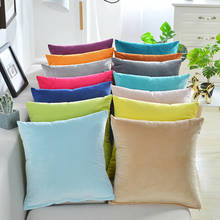 Luxury Velvet Cushion Cover Pillow Cover Pillowcase Green Yellow Pink Blue Home Decorative Sofa Throw Pillows Cover 2024 - купить недорого