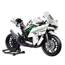 Juego de bloques de construcción modelo Kawasaki H2R para niños, juguete de construcción con ladrillos, serie famosa Super Motorcycle, regalo para niños 2024 - compra barato