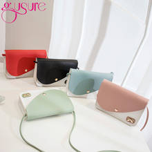 Gusure Small Chic Crossbody Bags for Women PU Leather Shoulder Messenger Flap Bag for Girl Phone Purse 2024 - buy cheap