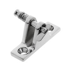 Stainless Steel Angled Deck Hinge With Removable Pin Boat/Bimini Top Fitting 2024 - buy cheap