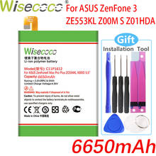 Wisecoco 6650mAh C11P1612 New Battery For ASUS ZenFone 3 ZenFone3 ZE553KL Z00M S Z01HDA Phone 2024 - buy cheap