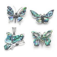 Cute Butterfly Brooches Pendant Natural Abalone Shell Brooches Exquisite Animal Broochs Pins Coat Accessories Jewelry Gifts 2024 - buy cheap