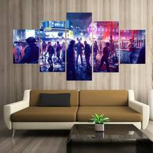 Arte de pared de 5 piezas, imágenes de juego de Hacker, carteles e impresiones, pinturas de decoración moderna para sala de estar y dormitorio 2024 - compra barato