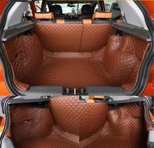 Волоконный кожаный коврик для багажника автомобиля для chery tiigo 3x tiggo 2 2018 2019 2020 автомобильные аксессуары 2024 - купить недорого