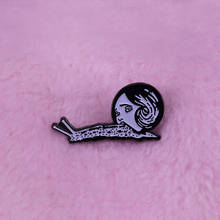 Junji Ito "Slug Girl" lapel pin Japanese horror manga inspired jewelry 2024 - buy cheap