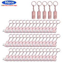 50pcs/lot Custom Logo Metal USB 2.0 Pen Drive usb flash drive Pendrive Flash Stick 64GB 32GB 16GB 8GB 4GB U Disk for Photograph 2024 - buy cheap