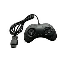 Black  Wired Game controller for SEGA Saturn SS console white black clear color 2024 - buy cheap