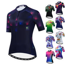 Weimostar-Camiseta de Ciclismo de equipo profesional para mujer, camiseta de verano para bicicleta de montaña, Maillot, Camiseta deportiva de carreras, ropa de Ciclismo 2024 - compra barato