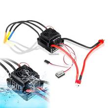 HobbyWing QuicRun WP-8BL150 Black 1/8 Brushless WaterProof 150A ESC Use 3-6S Lipo For RC Car Parts Double T / XT60 Connector 2024 - buy cheap