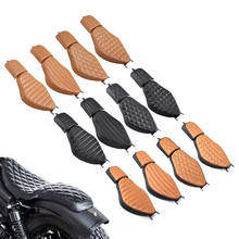 Motorcycle Solo Rider Driver Seat Two-Up Seat Rear Passenger Pillion Pad For Harley Sportster XL 883 1200 Iron XL883N 72 48 2024 - buy cheap