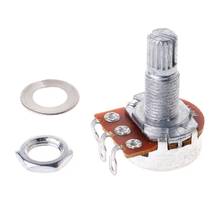 A10K Potentiometer Splined Pot Electric Guitar Bass Effect Amp Tone Volume 18mm Shaft Parts E56D 2024 - buy cheap