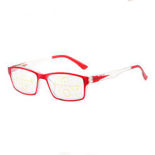 GLAUSA-gafas de lectura multifocales progresivas para mujer y hombre, anteojos con montura cuadrada, con gradiente de primavera, para presbicia 2024 - compra barato