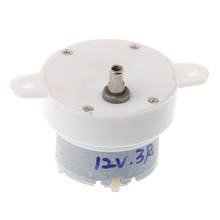 DC 12V 3 RPM High Torque Cylinder Electric Micro Motor Gear Slow Down Mute Dropship 2024 - buy cheap