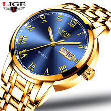 Montre Homme Watch Men Luxury Brand LIGE Chronograph Men Sport Watch Waterproof Full Steel Quartz Men Watches Relogio Masculino 2024 - buy cheap