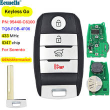 OEM 4 Button FSK 433.92MHz Keyless Go Smart Remote Key HITAG 3 ID47 Chip for Kia Sorento 2019 2020 PN: 95440-C6100 TQ8-FOB-4F06 2024 - buy cheap