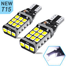 Bombilla LED T15 W16W P21W para coche, luz de reversa para Peugeot 307 206 308 407 207 3008 2008 406 208 508 301 blanco 6000K 21SMD 2835, 2 uds. 2024 - compra barato