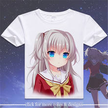 Charlotte Tomori Nao Cosplay Costume Cloth Adult Kids Child Short Sleeve T Shirt T-shirt 2024 - buy cheap