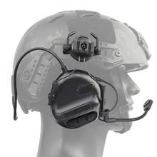 Exército tiro proteção auditiva earmuffs capacete tático fone de ouvido anti-ruído som captador caça cs wargame fones de ouvido 2024 - compre barato