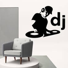 Large dj Family Wall Stickers Mural Art Home Decor Kids Room Nature Decor Decal Creative Stickers vinilo decorativo 2024 - buy cheap